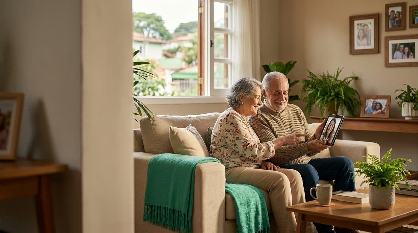 Cuidar dos pais à distância: como acompanhar de outra cidade — Blog MedicMe